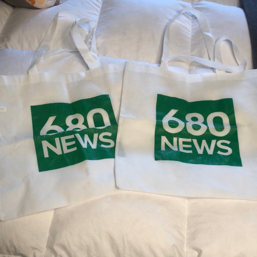 Recycle ♻️ 680 AM news channel 💼 bags